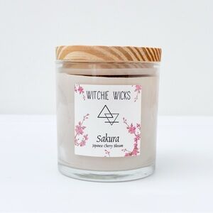 BRAND NEW Witchie Wicks Sakura 'Japanese Cherry Blossom' Candle